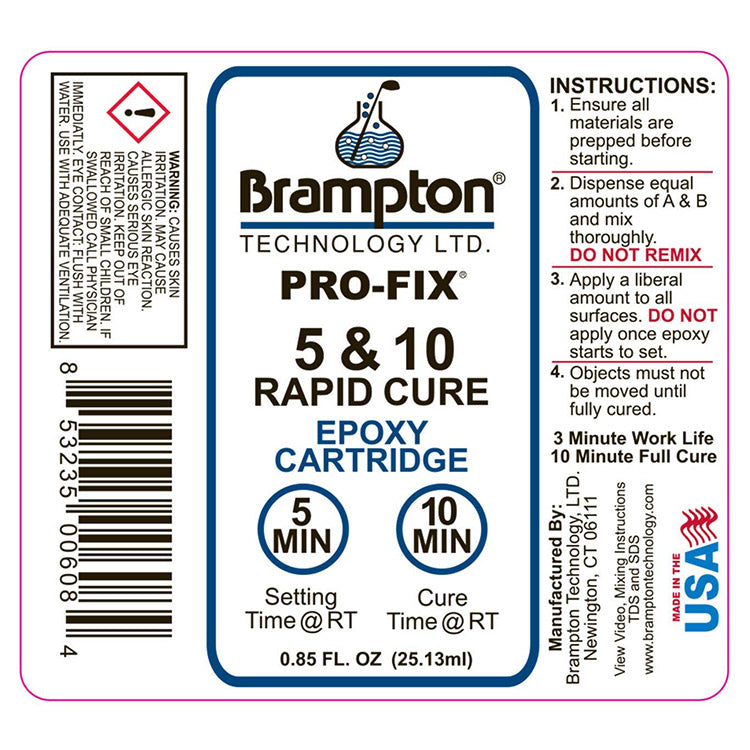 Brampton Pro-Fix 5/10 Rapid Cure Adhesive 45 ml.