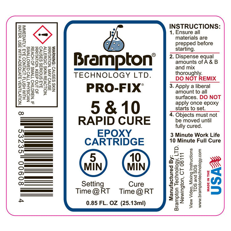 Brampton  Pro-Fix 5/10 Rapid Cure Adhesive 45 ml.