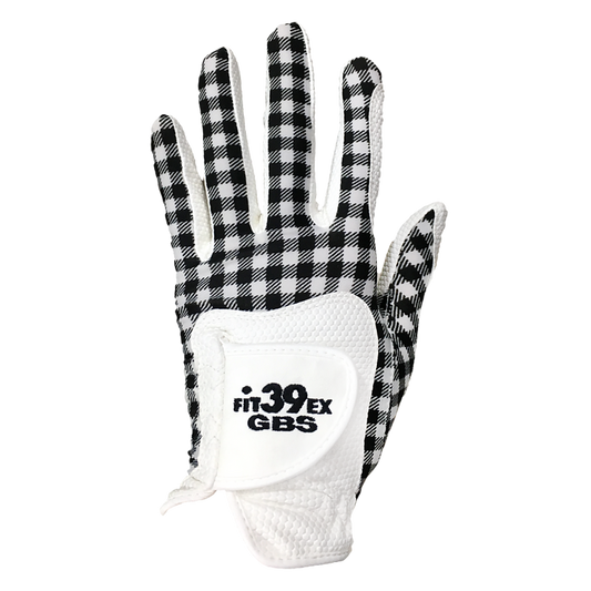 Golf Glove Chess Black/White Left | Fit39