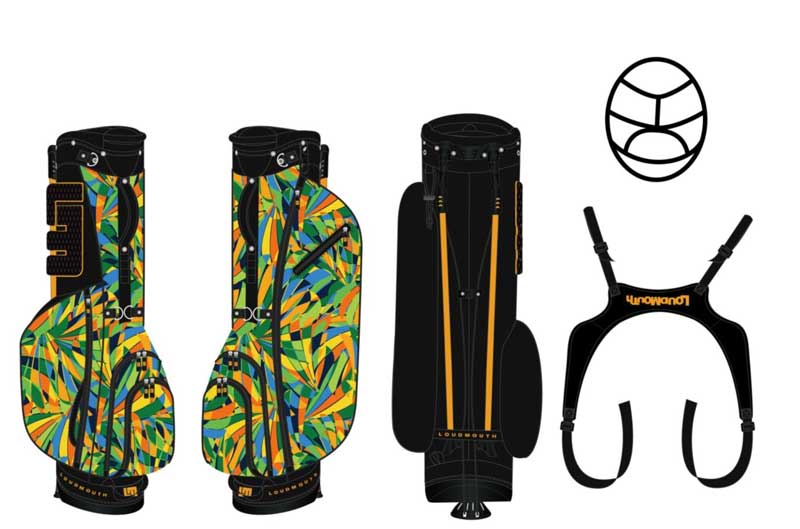 Stand Bag-Peacock | Loudmouth